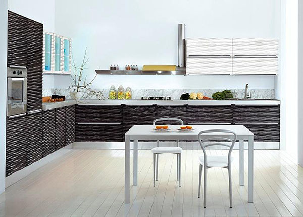 Кухни с 3D фасадами