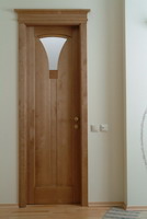 Двери в этно-стиле "Лотос", массив березы