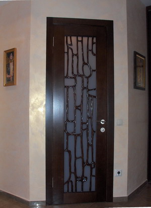 Дверь, авторский дизайн, ольха